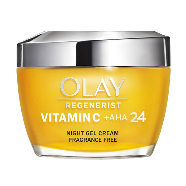 Olay Regenerist Vitamin C Aha 24 Gel Crema Noche 50ml - Jag Couture Beauty
