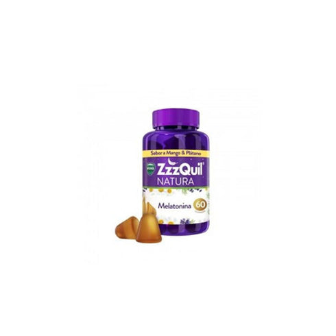 Vicks Zzzquil Natura Melatonin Mango & Banana Flavour 60 Units Jag Couture Beauty