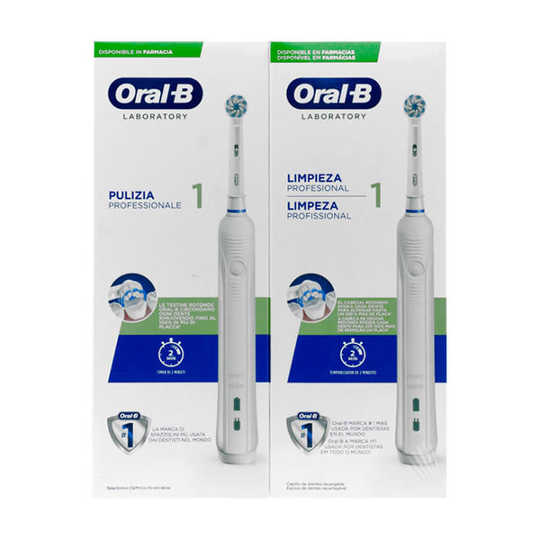 Oral-B Professional Clean 1 Electric Toothbrush Duplo Pack - Jag Couture Beauty