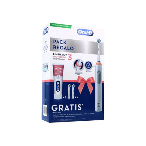 Oral-B Professional Cleaning 3 Electric Brush Set 4 Pieces - Jag Couture Beauty