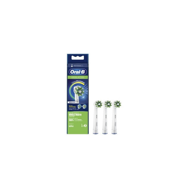 Oral B Cross Action Replacement 3 Heads - Jag Couture Beauty