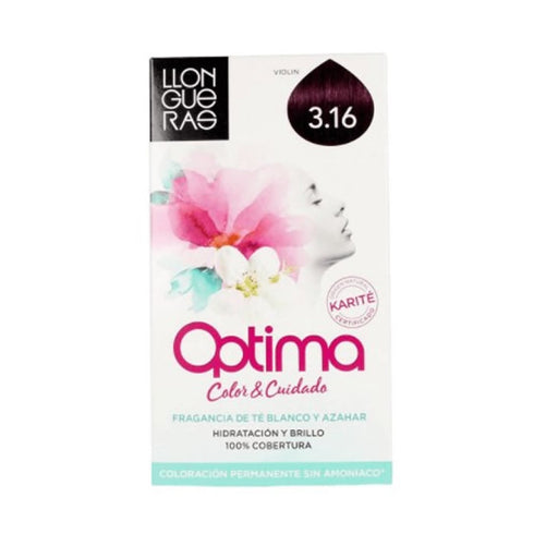 Llongueras Optima Hair Colour 3.16 Violin - Jag Couture Beauty