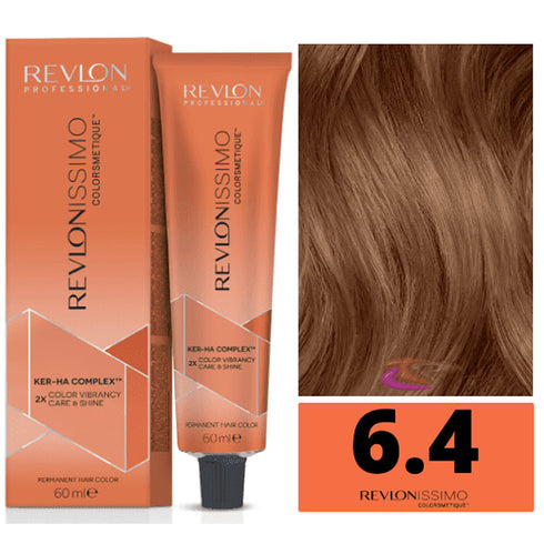 Revlon Revlonissimo Colorsmetique 6,4 Dark Blonde Copper 60ml - Jag Couture Beauty