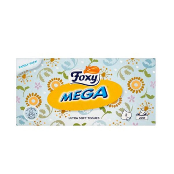 Foxy Mega Tissues 200 Units - Jag Couture Beauty