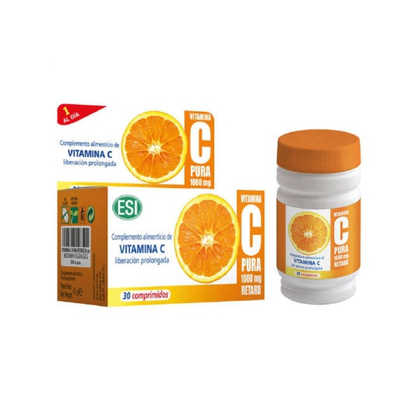 Esi Vitamina C Pura 1,000 Mg Retard 30 Comprimidos Jag Couture Beauty