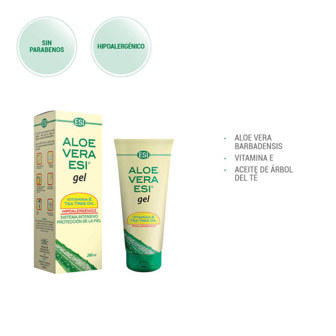 ESI Aloe Vera Gel Con Arbol Te 200 ml - Jag Couture Beauty