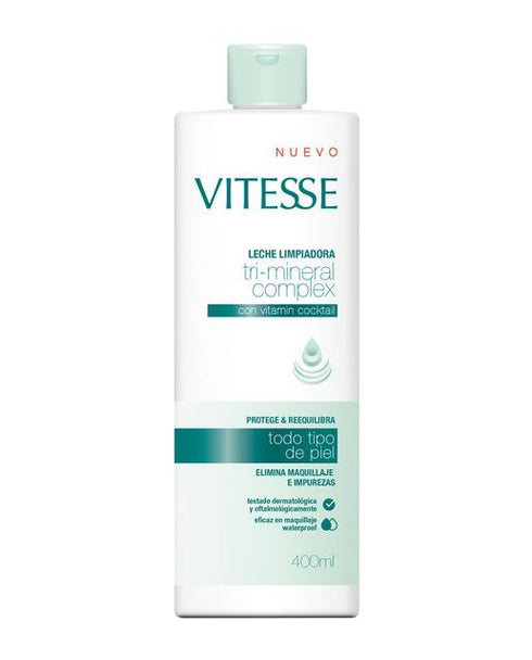 Vitesse Tri-Mineral Complex Leche Limpiadora 400ml - Jag Couture Beauty