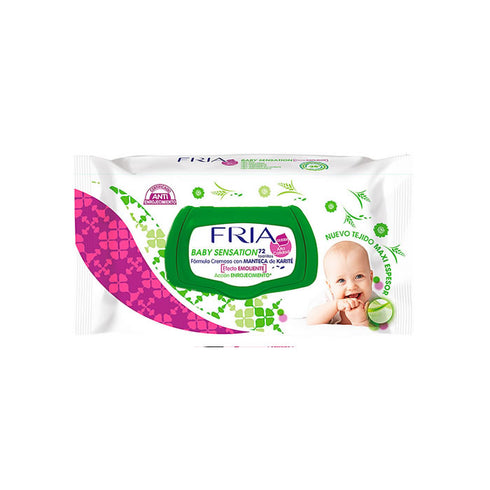 Fria Baby Sensation Emollient Wipes 72 Sheets - Jag Couture Beauty