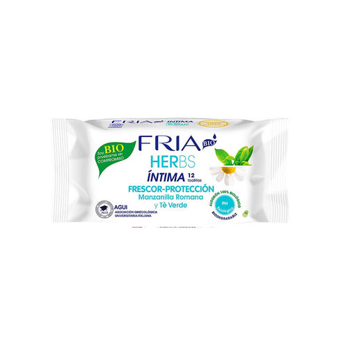 Fria Herbs Intimate Wipes Fresh And Protected 12 Wipes - Jag Couture Beauty