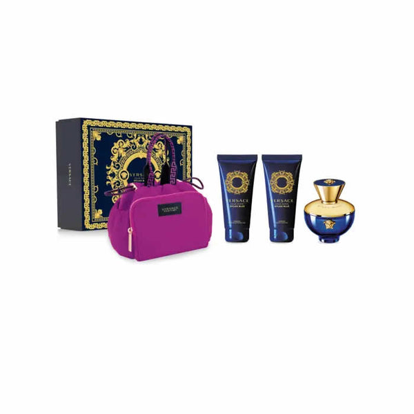 Versace Dylan Blue Pour Femme Eau de Parfum Spray 100 ml Set 4 Stück