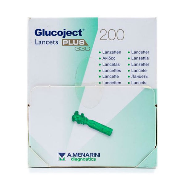 Menarini Glucoject 200 Lancets Plus 33g - Jag Couture Beauty