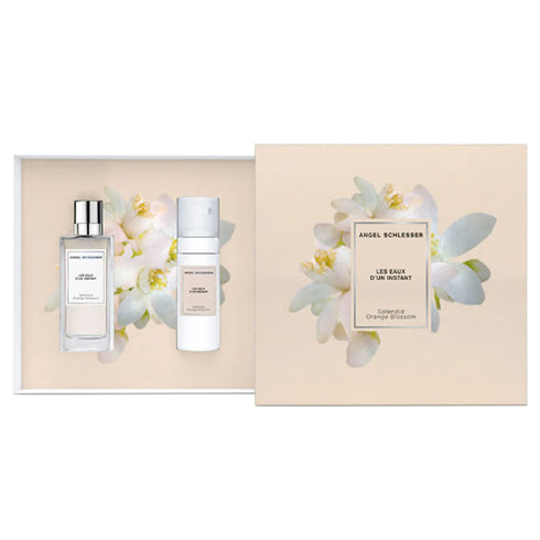 Angel Schlesser Les Eaux D'un Instant Splendid Orange Blossom Eau De Toilette Spray 100ml Set 2 Pieces Jag Couture Beauty