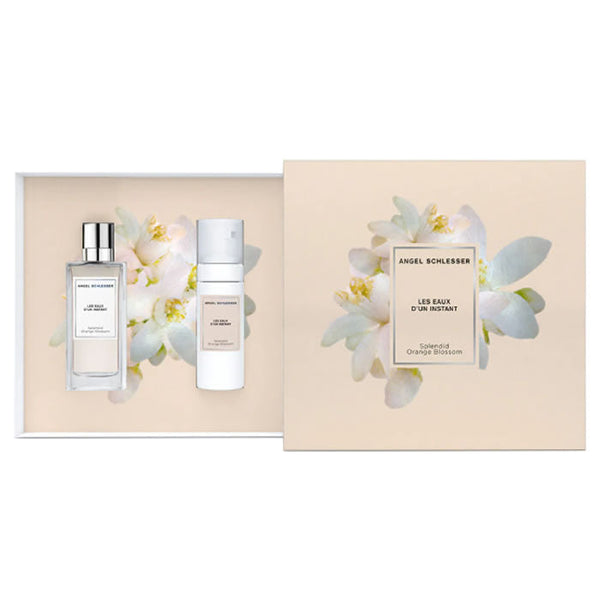 Angel Schlesser Les Eaux D'un Instant Splendid Orange Blossom Eau De Toilette Spray 100ml Set 2 Pieces Jag Couture Beauty
