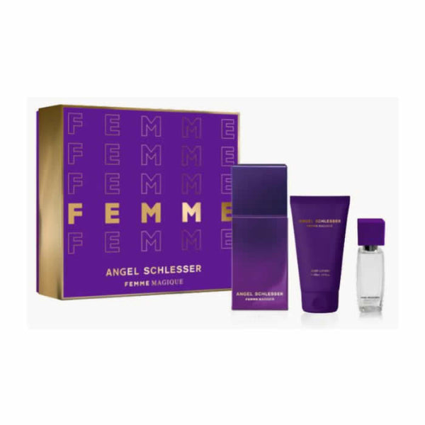 Angel Schlesser Femme Magique Eau De Toilette Spray 100ml Set 3 Pieces - Jag Couture Beauty