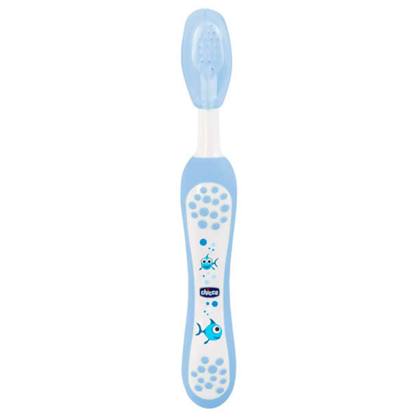 Chicco Toothbrush Blue 6m+ - Jag Couture Beauty
