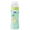 Chicco Well-Being Silicone Baby Bottle PP Fast Flux Green 4m+ 330ml Jag Couture Beauty