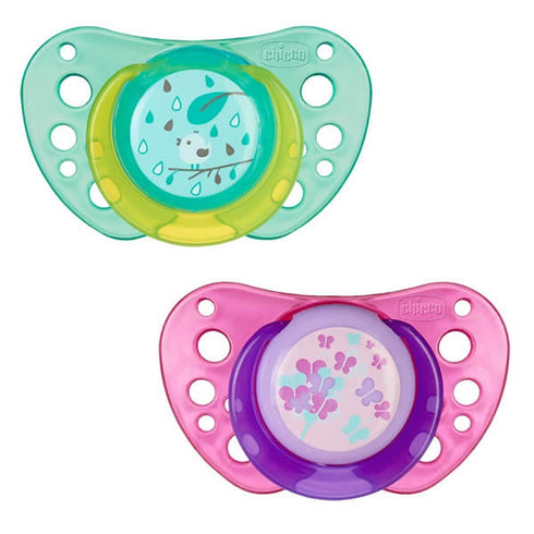 Chicco Physio Air Rubber Pacifier Blue 12m+ 2 Units - Jag Couture Beauty