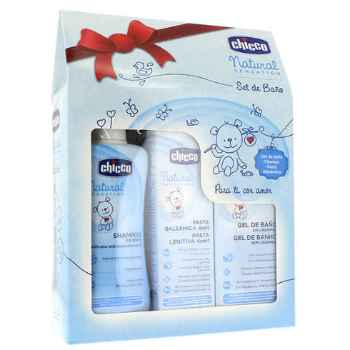 Chicco Natural Sensation Bath Set 3 Pieces - Jag Couture Beauty