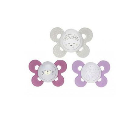 Silicone Pacifier Chicco Physio Comfort Girl 16-36 M 2u Jag Couture Beauty