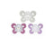 Silicone Pacifier Chicco Physio Comfort Girl 16-36 M 2u Jag Couture Beauty