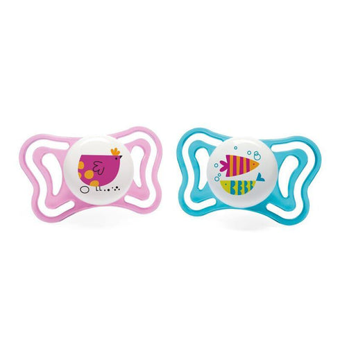 Chicco Schnuller Physio Hellrosa 16-36M 2U