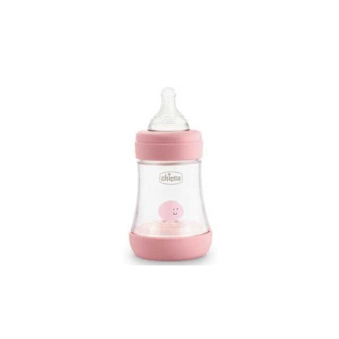 Chicco Bottle Perfect5 0M+150ml Pink Silicone Jag Couture Beauty