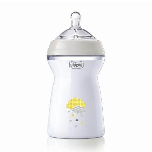 Chicco NaturalFeeling Silicone Baby Bottle 330ml 6M+ Jag Couture Beauty