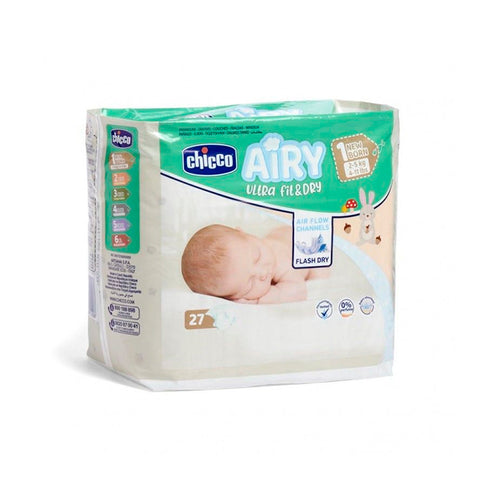 Chicco Airy 27 Nappies T1 2-5 kg - Jag Couture Beauty