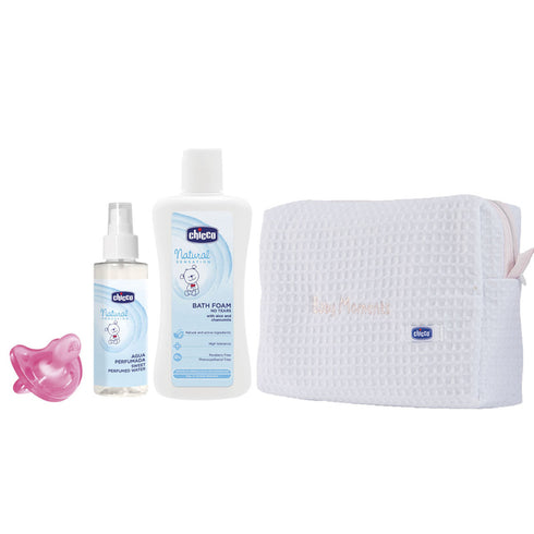 Chicco Toilet Bag Pique Pink Set 3 Pieces - Jag Couture Beauty