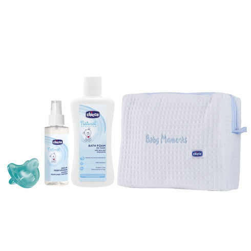 Chicco Toilet Bag Pique Blue Set 3 Pieces - Jag Couture Beauty