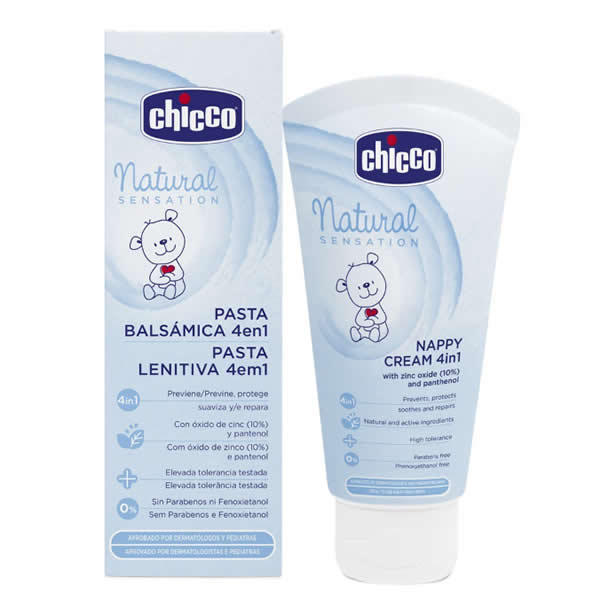 Chicco Natural Sensation Nappy Cream 4en1 100ml Jag Couture Beauty