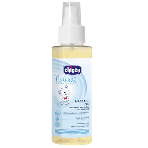Chicco Natural Sensation Massage Oil 100ml - Jag Couture Beauty