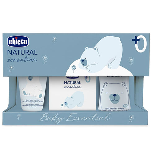 Chicco Natural Sensation Toiletry & Bath Set 3 Pieces - Jag Couture Beauty