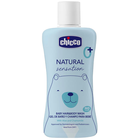 Chicco Natural Sensation Bath Gel - Shampoo 200ml - Jag Couture Beauty