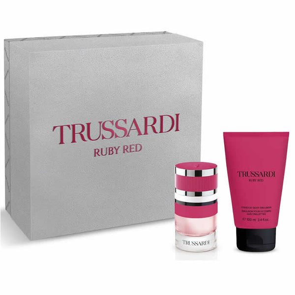 Trussardi Ruby Red Eau De Perfume Spray 60ml Set 2 Pieces - Jag Couture Beauty