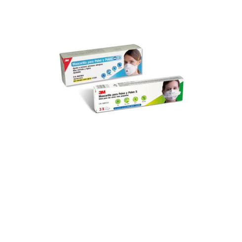 3m Small Dust and Pollen Mask 3 pcs - Jag Couture Beauty