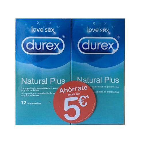 Duplo Durex Natural Plus 2 Uds - Jag Couture Beauty