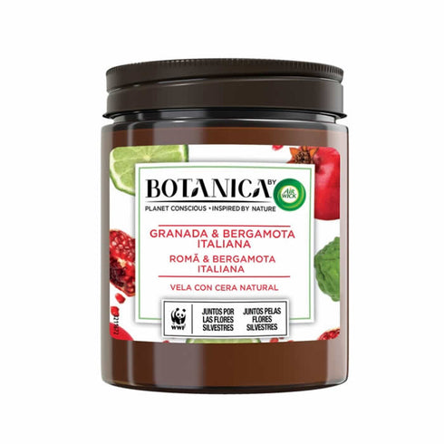 Air-Wick Botanica Vela Granada & Bergamota Italiana 205g Jag Couture Beauty