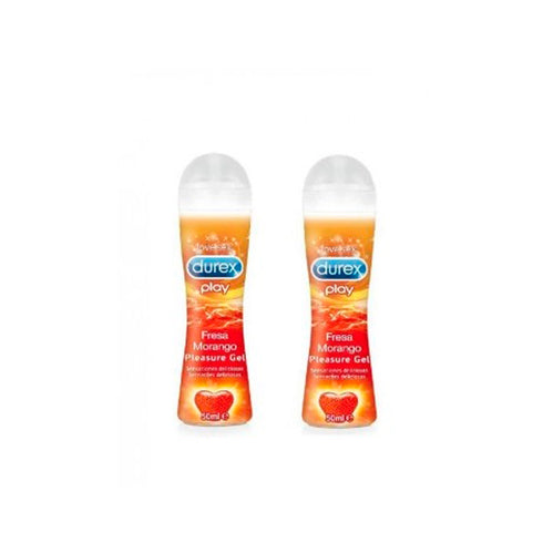Durex Duplo Play Strawberry Morango 2x50ml - Jag Couture Beauty