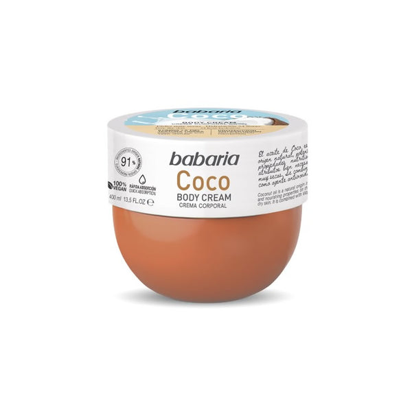 Babaria Coconut Body Cream 400ml - Jag Couture Beauty