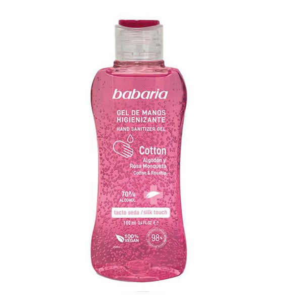 Babaria Cotton Sanitizing Hand Gel 70% Alcohol 100ml - Jag Couture Beauty