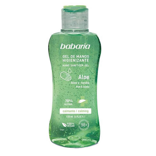 Babaria Aloe Sanitizing Hand Gel 70% Alcohol 100ml Jag Couture Beauty