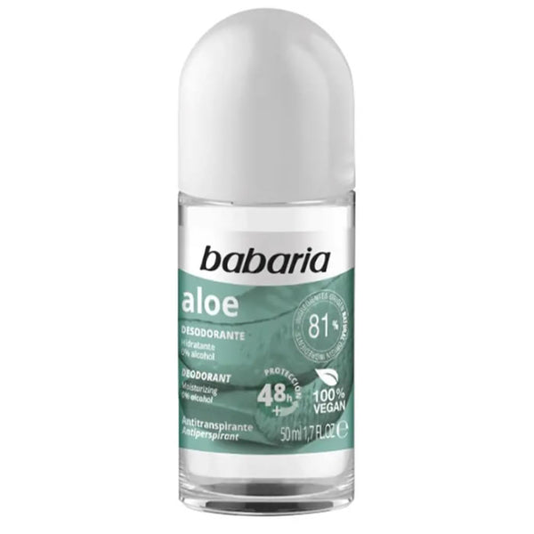 Babaria Deodorant Aloe Roll On 50ml - Jag Couture Beauty