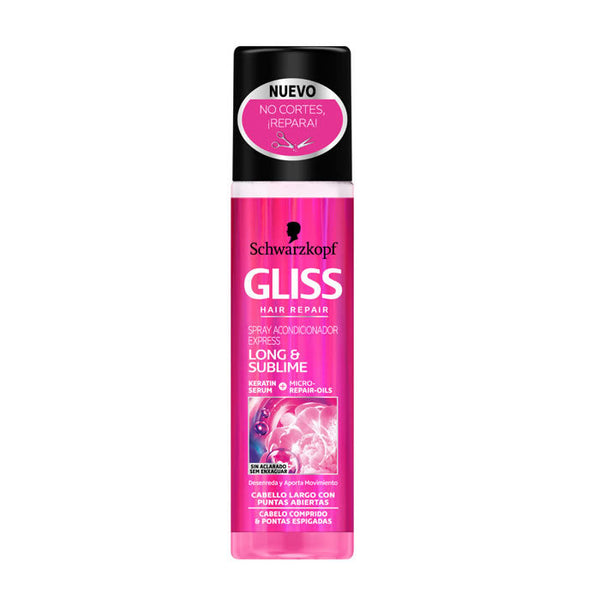 Schwarzkopf Gliss Long And Sublime Conditioner Spray Express 200ml Jag Couture Beauty