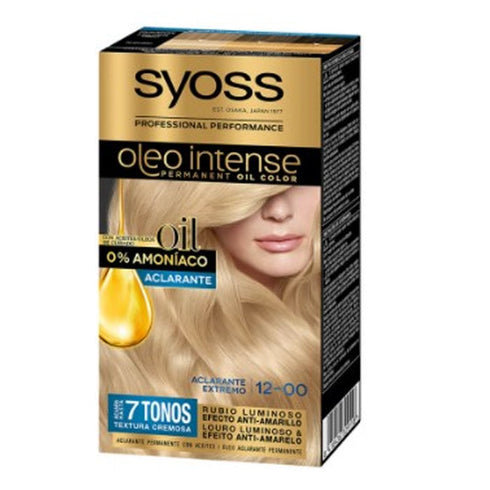 Syoss Oleo Intense Permanent Hair Color 12-0 Extreme Lightening Jag Couture Beauty