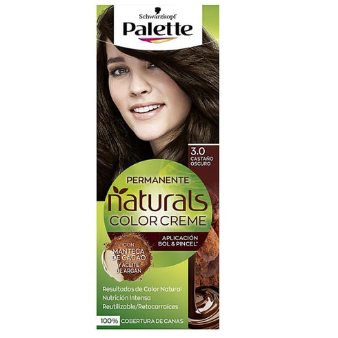 Schwarzkopf Palette Naturals Color Creme 3.0 Dark Chestnut Jag Couture Beauty