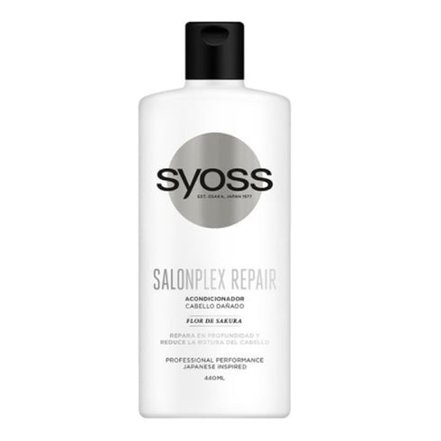 Syoss Conditioner Salon Plex Damaged Or Overprocessed Hair 440ml - Jag Couture Beauty