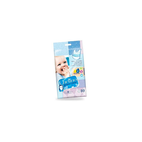 Chelino Disposable Bibs Fashion and Love 10 Units - Jag Couture Beauty