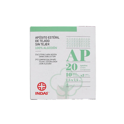 Indas Sterile Dressing 7,5x7,5cm 20U - Jag Couture Beauty