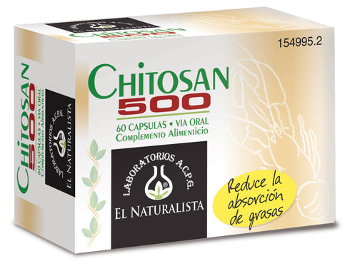 El Natural Chitosan 500 60 Caps Jag Couture Beauty